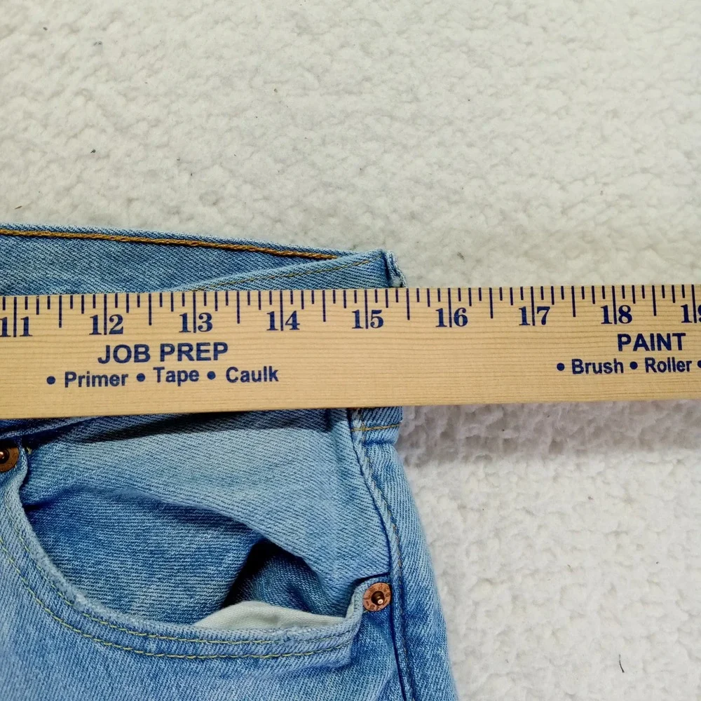 Levi's 501 Button Fly Light Wash Denim Jeans‎ Men's W30 L30